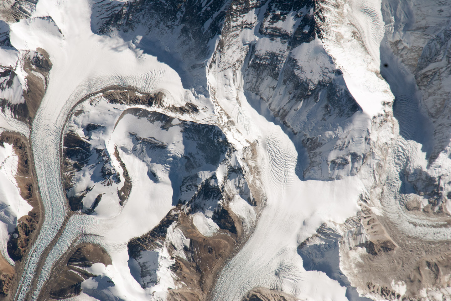 An astronaut’s photo of Mount Everest