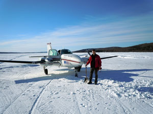 Douglas Cairns reaches the North Pole