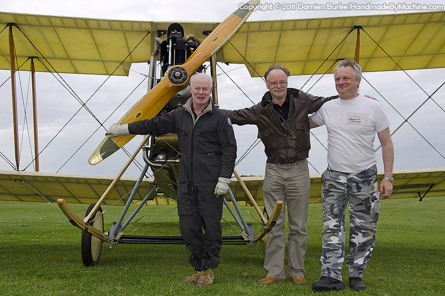 Biggles biplane flies after a six year restoration