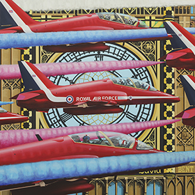 Art: Big Ben & The Red Arrows