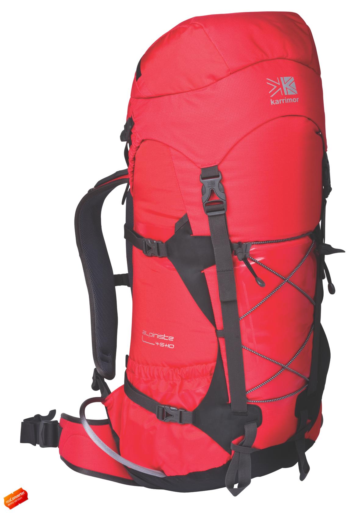 Karrimor Alpiniste 35+10 and 45+10 rucksacks