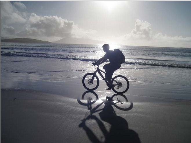 The mountain biking trail that links seven Hebridean Islands