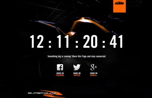 KTM makes new Super Duke R 1290 website live