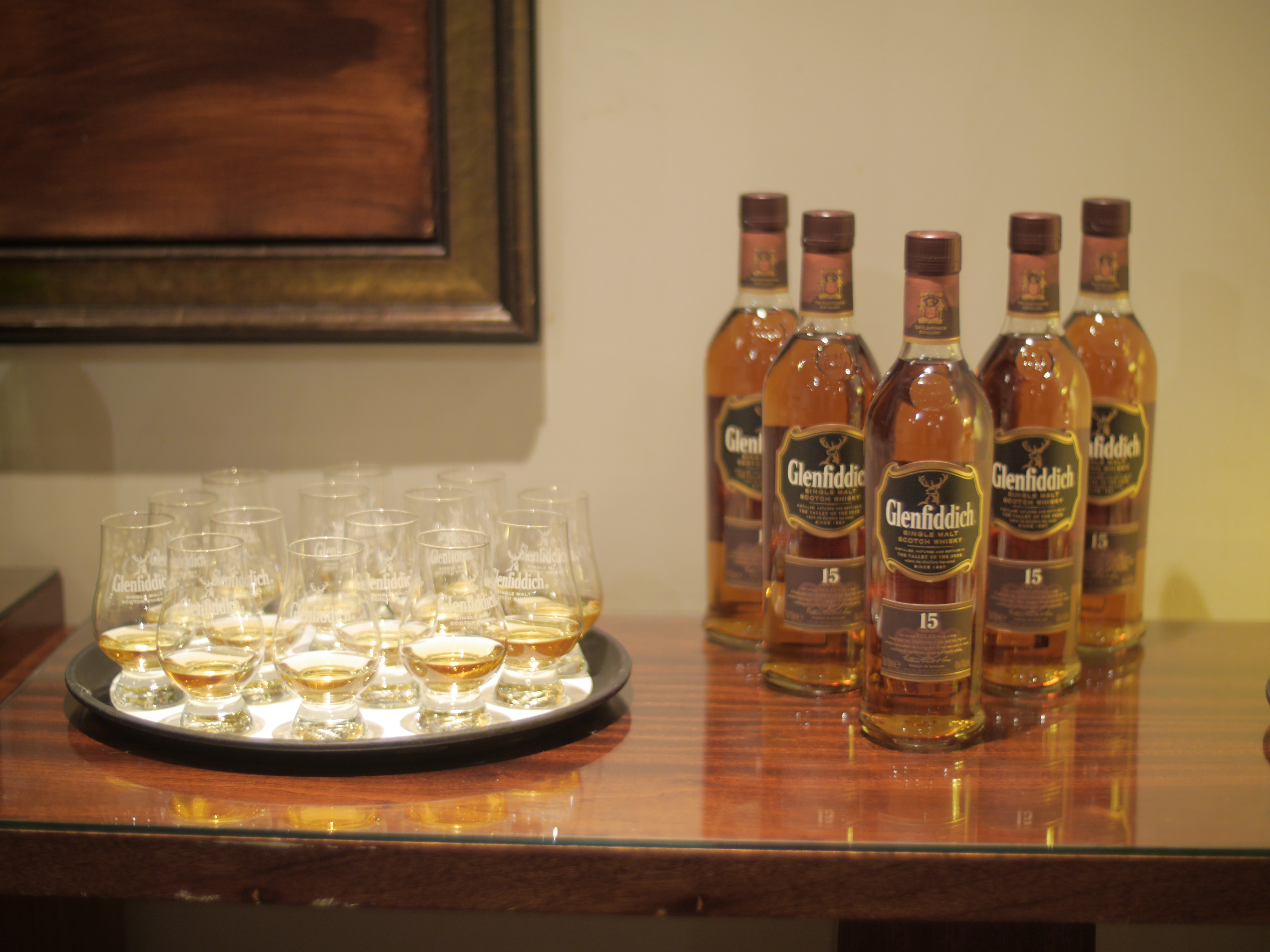 Glenfiddich whisky tasting at the Kendal Mountain Film Festival