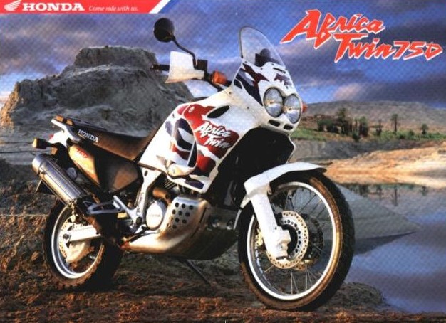 Retro adventure motorcycles