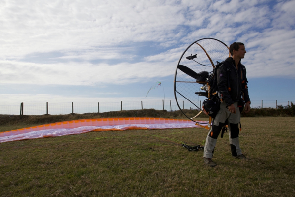 Bear Grylls unveils the BG Paramotor