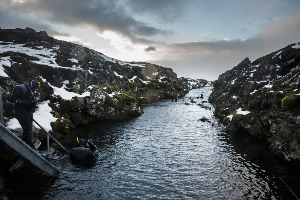 Snorkelling on the Discovery Sport launch