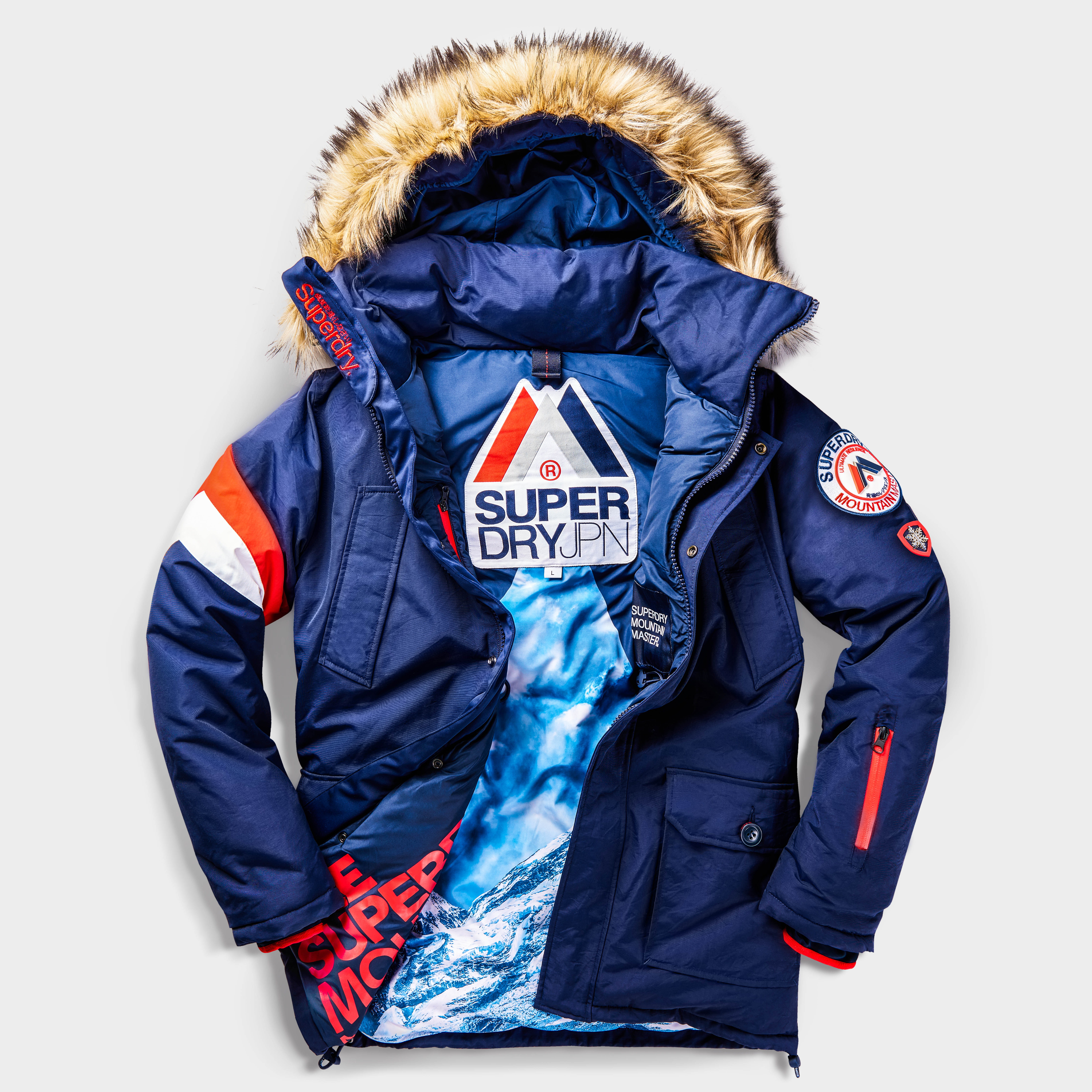 superdry snow terrain down puffer