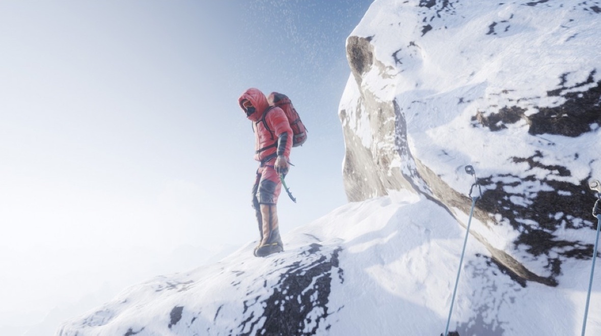 A virtual reality climb up Everest using the HTC Vive