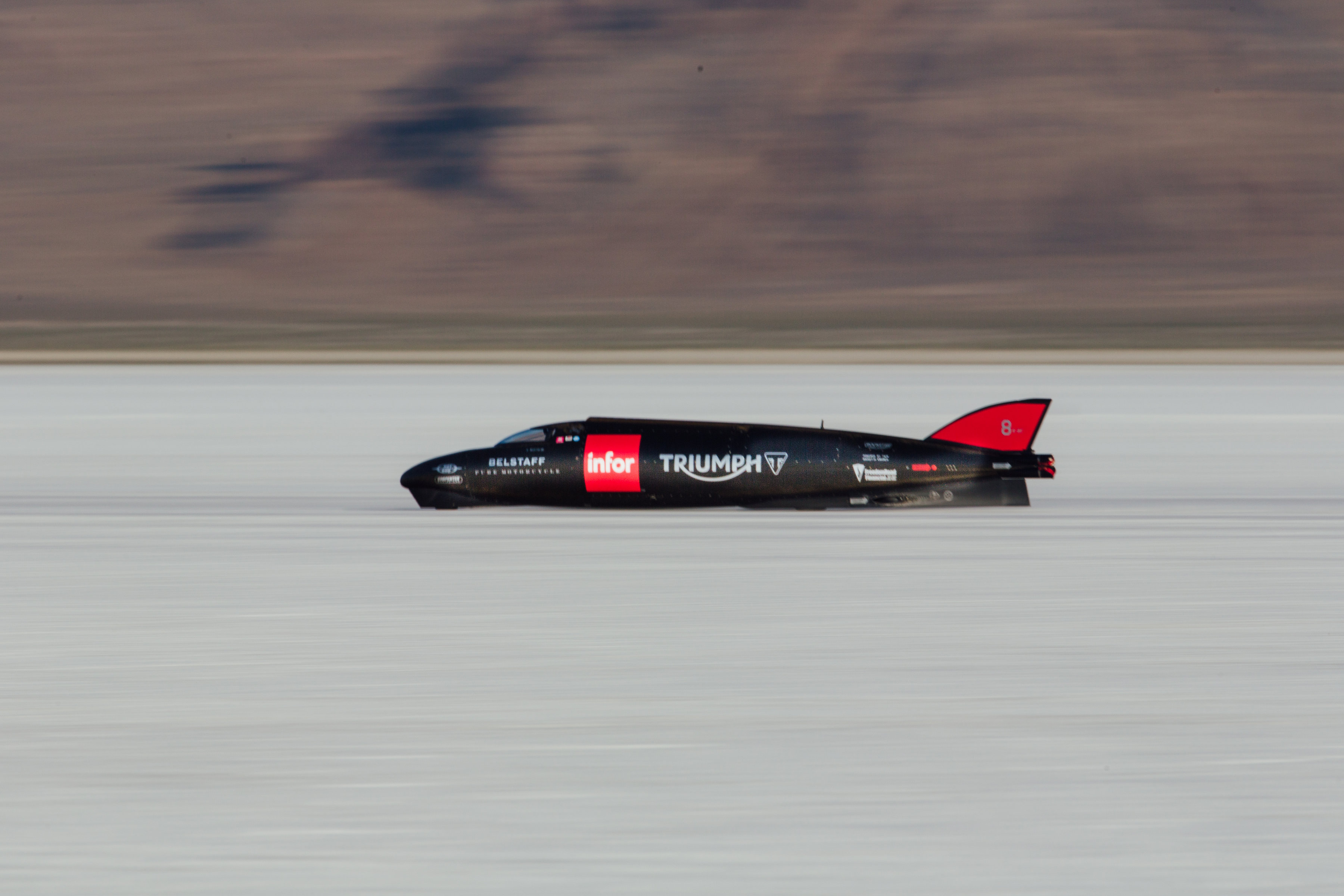 Guy Martin reaches 274.2mph on the Bonneville Salt Flats