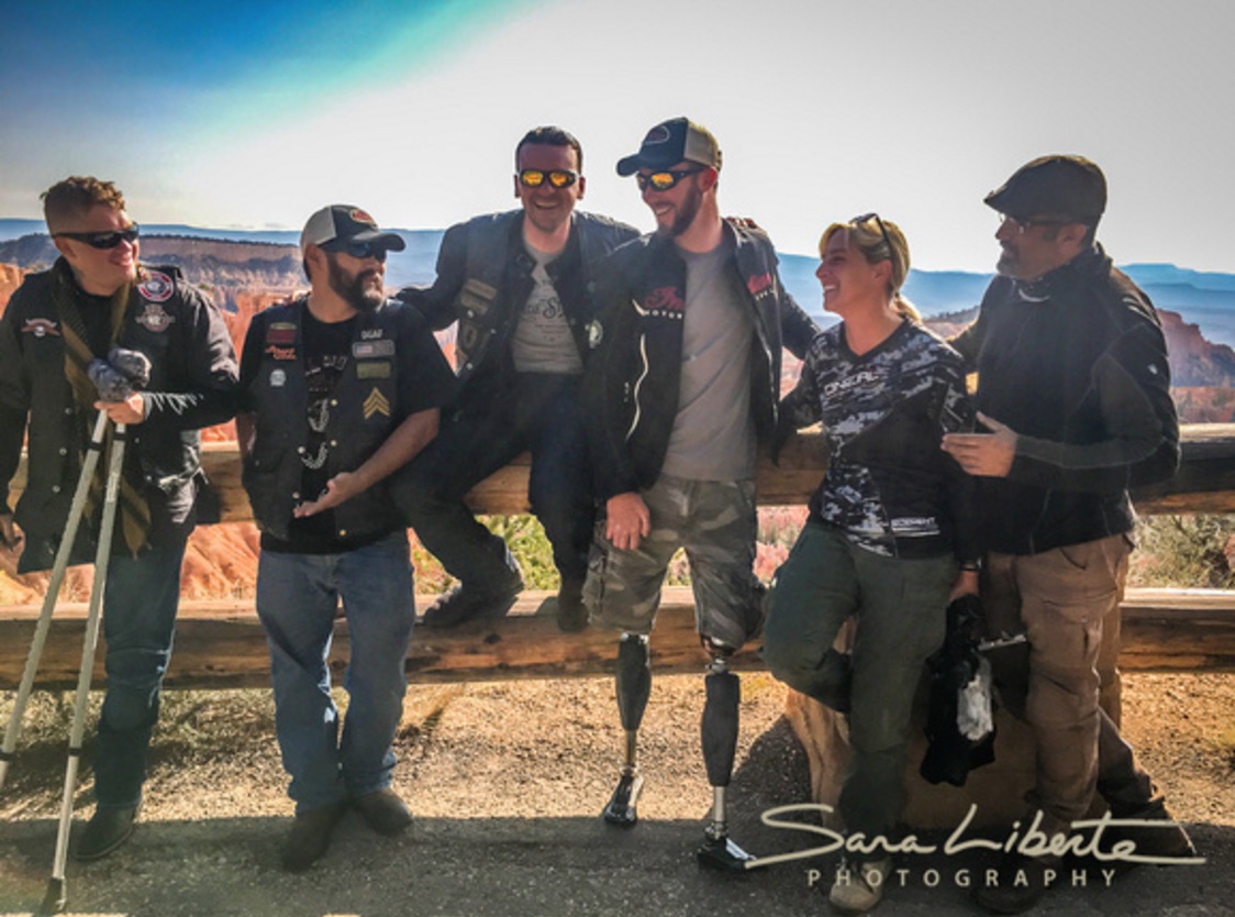 Motorcycling therapy for US veterans as they ride from LA to the Sturgis Rally