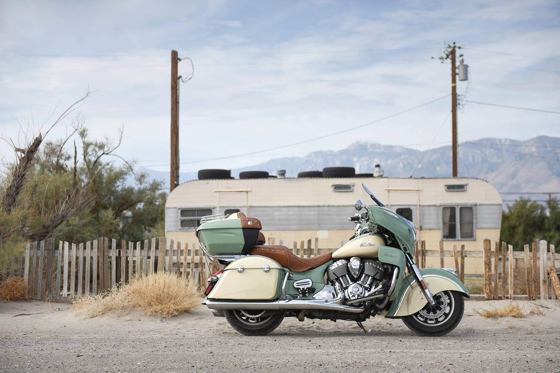 Santa Rosa to Crestline on an Indian Roadmaster