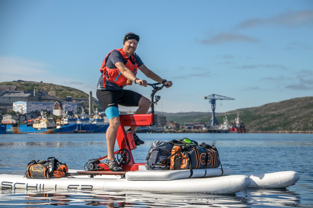 Dave Cornthwaite’s 1,500 mile waterbike adventure