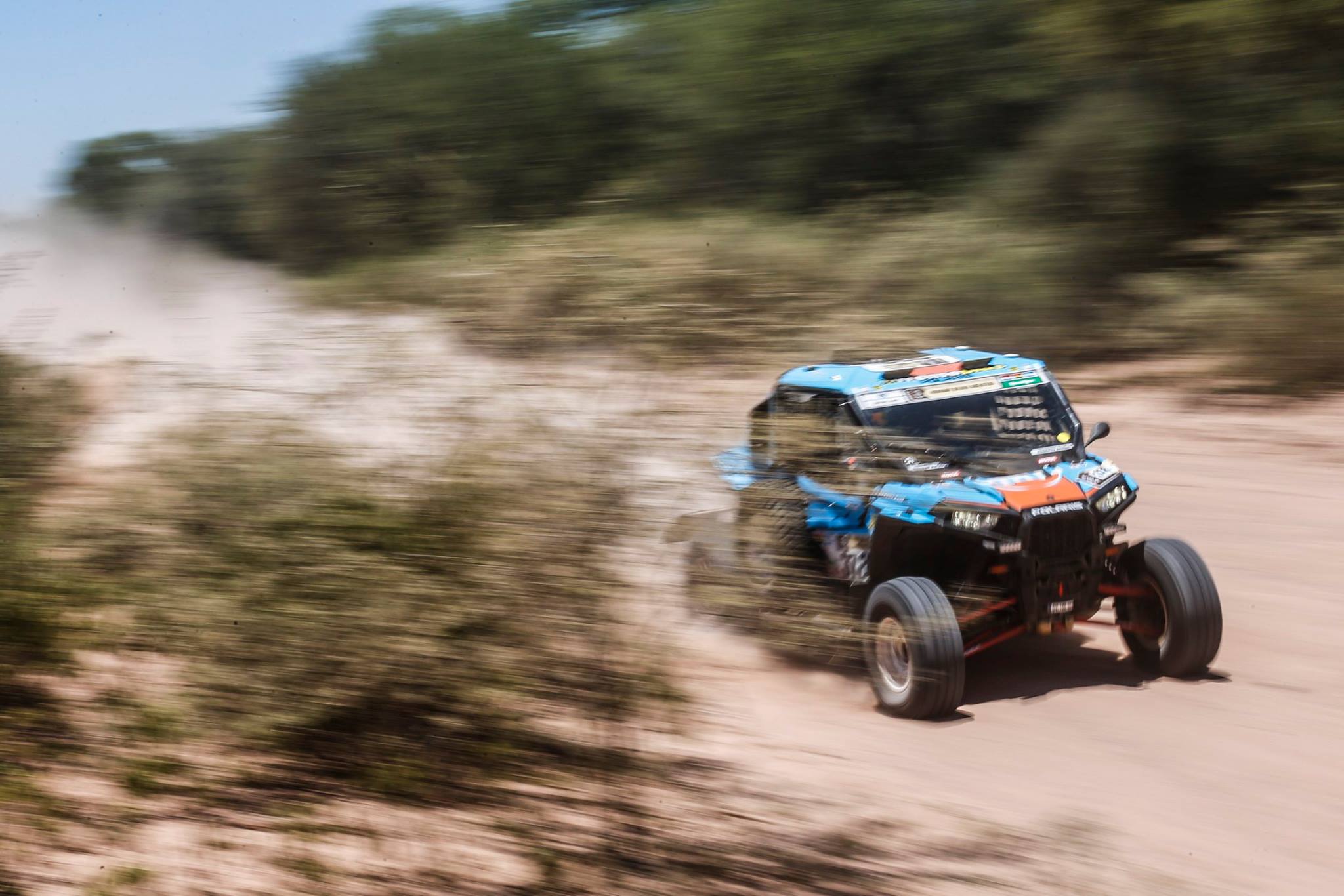 Polaris RZRs prepare for the Dakar Rally