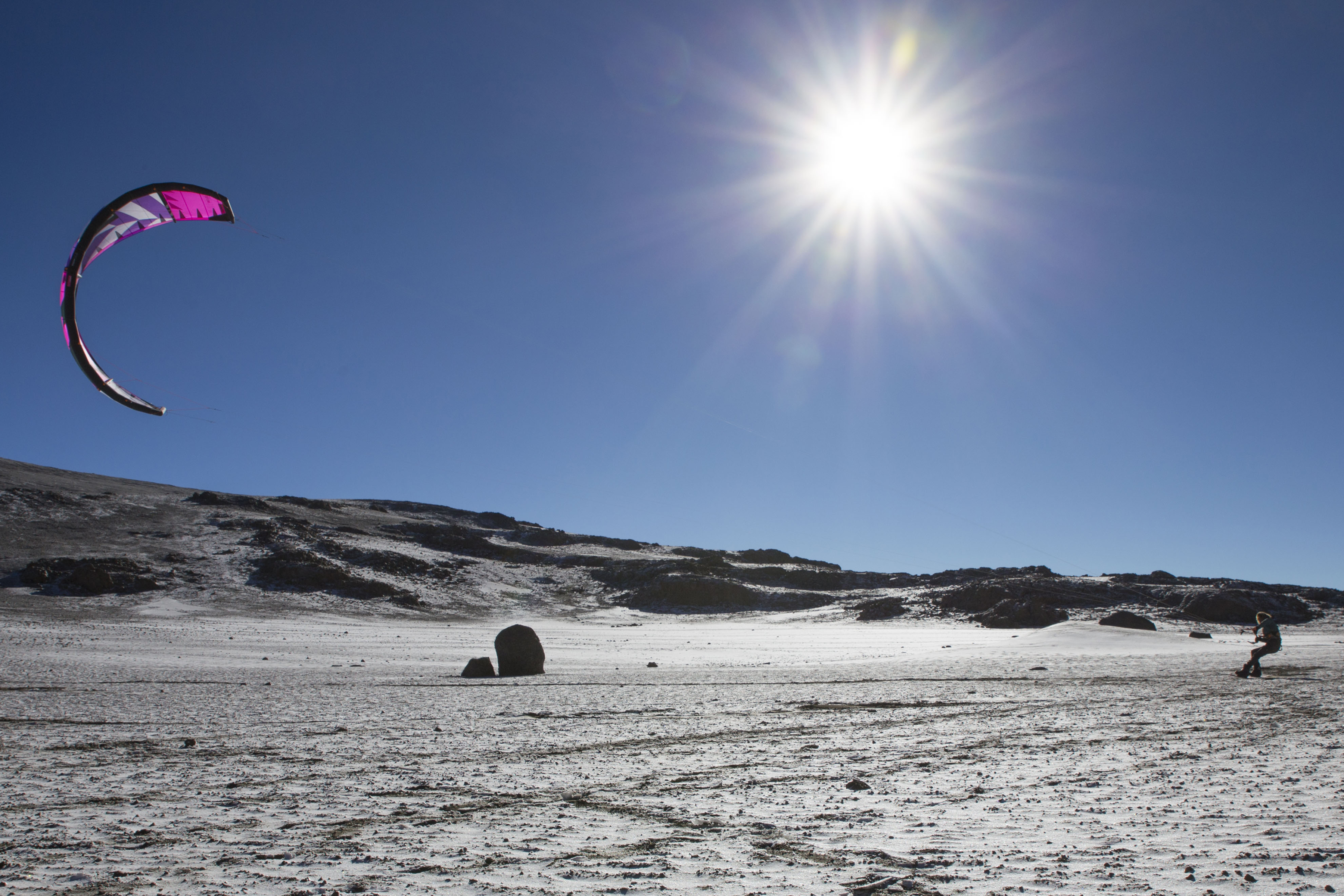 Jerrie van de Kop’s 23-day kitesurfing expedition