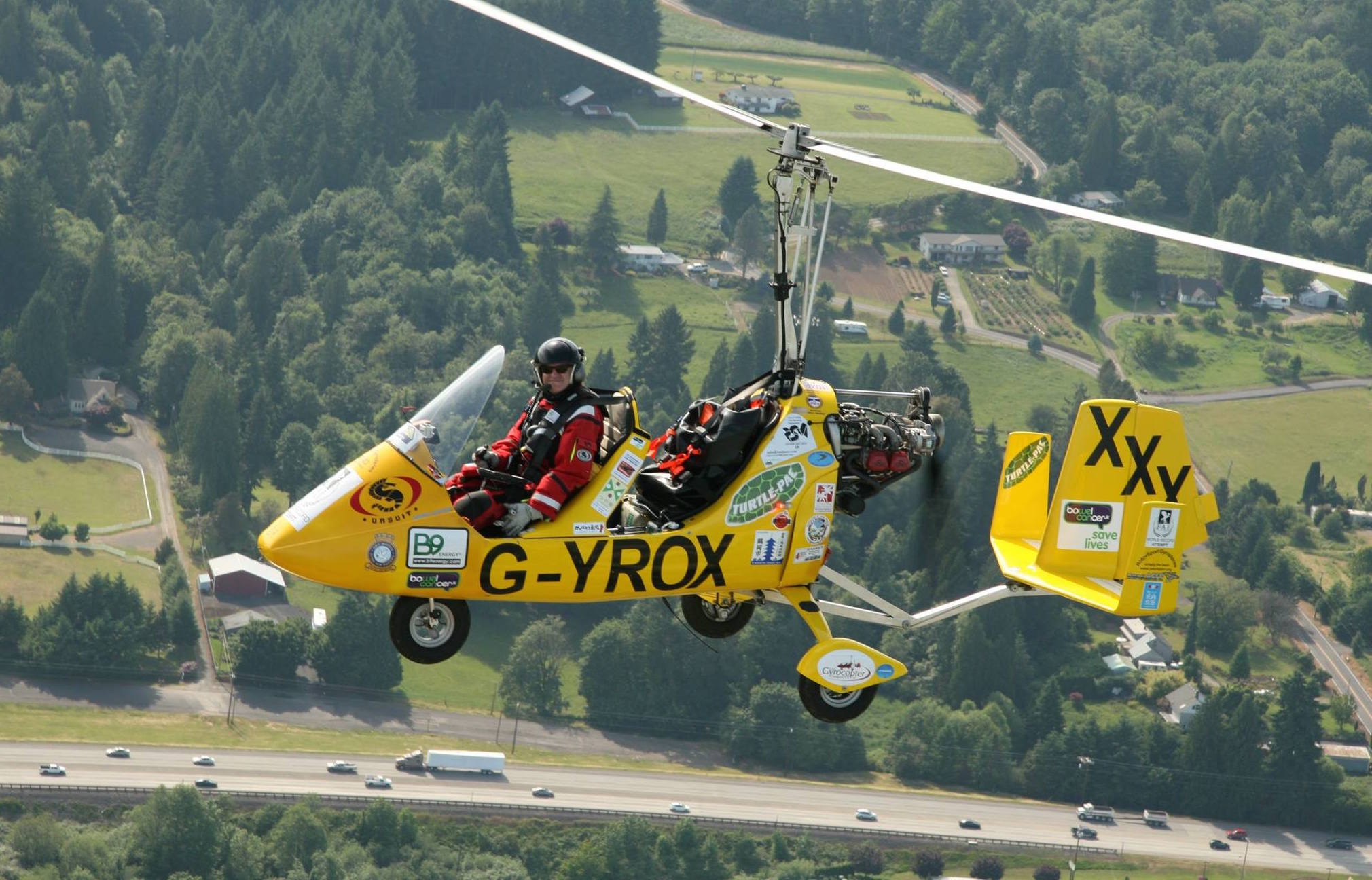 Norman Surplus completes round-the-world autogyro adventure