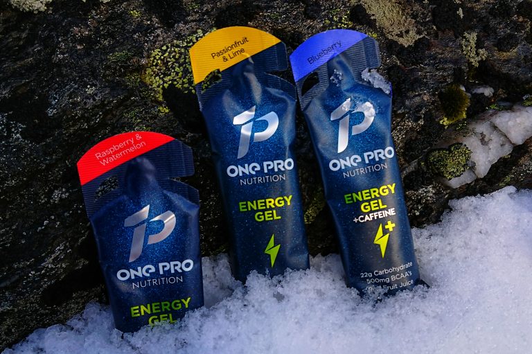 Energy gels, drinks and protein shakes from ONE PRO Nutrition