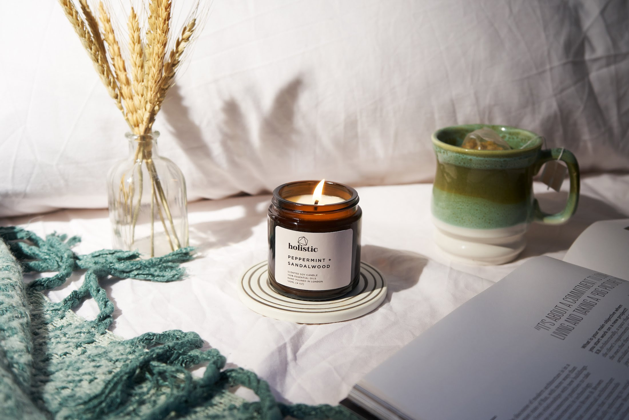 Fragranced candles from Holistic London for the adventurous