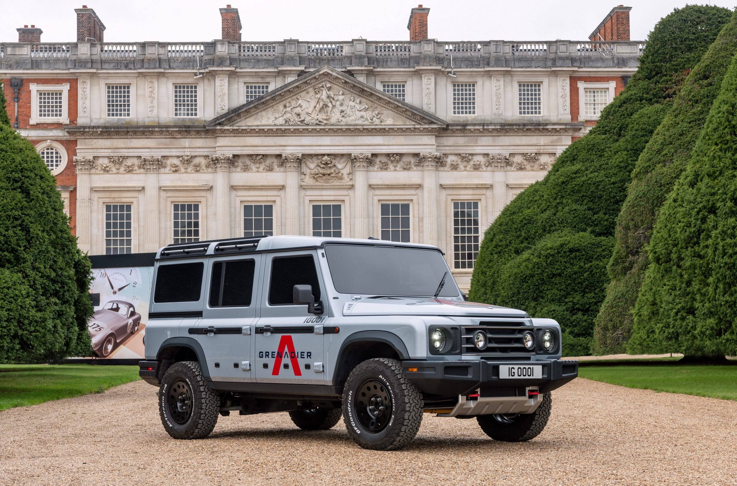 Grenadier off-roader displayed at the Concours of Elegance