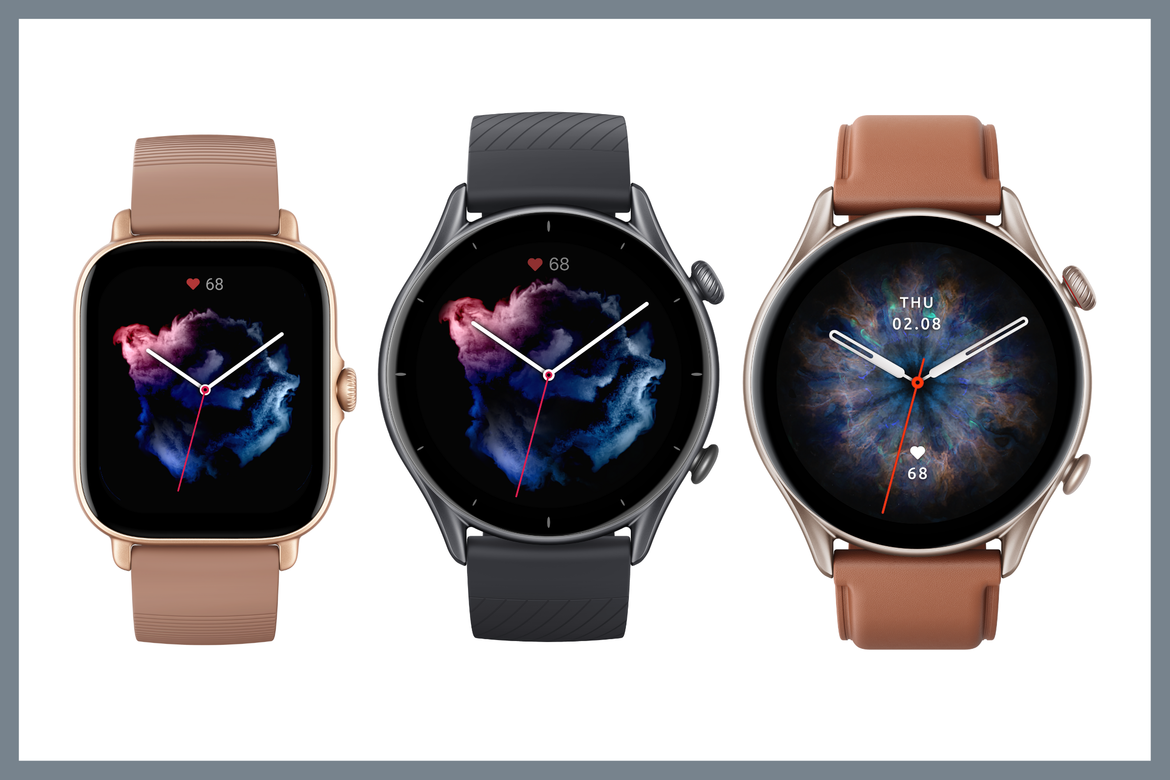 Amazfit launches GTS 3, GTR 3 and GTR 3 Pro smartwatches