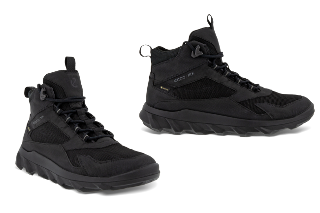 ecco mx hiking boot in black