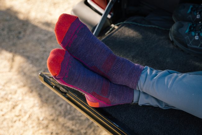 quarter height hiking socks