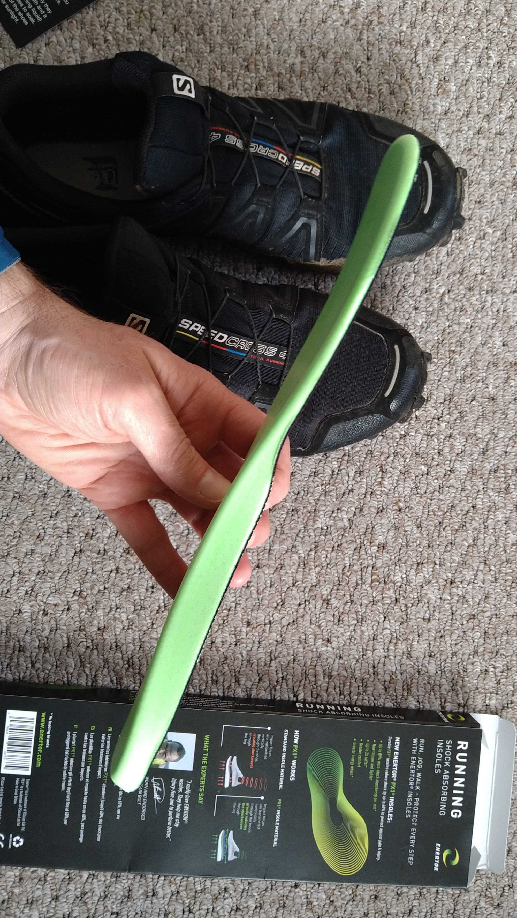 Enertor insoles review this updated version has PX1 material