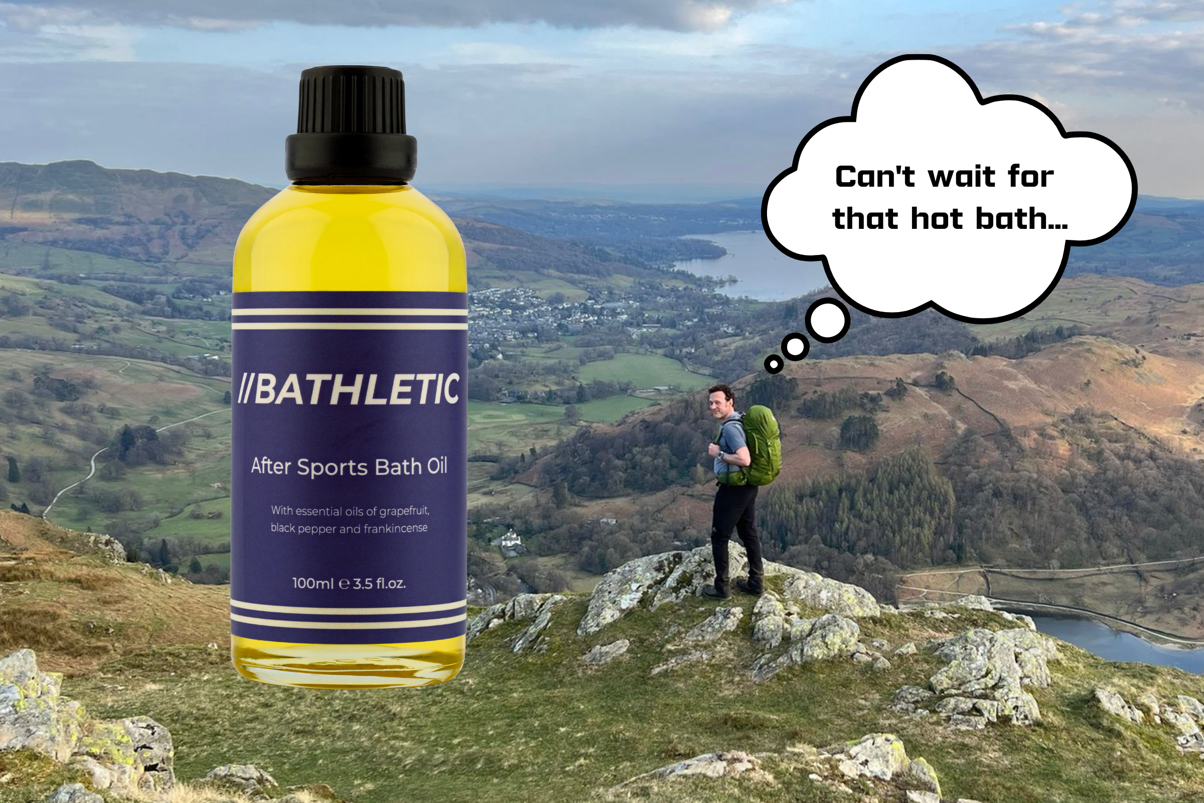 Bathletic bath oil review – your post-hike legs will thank you for it