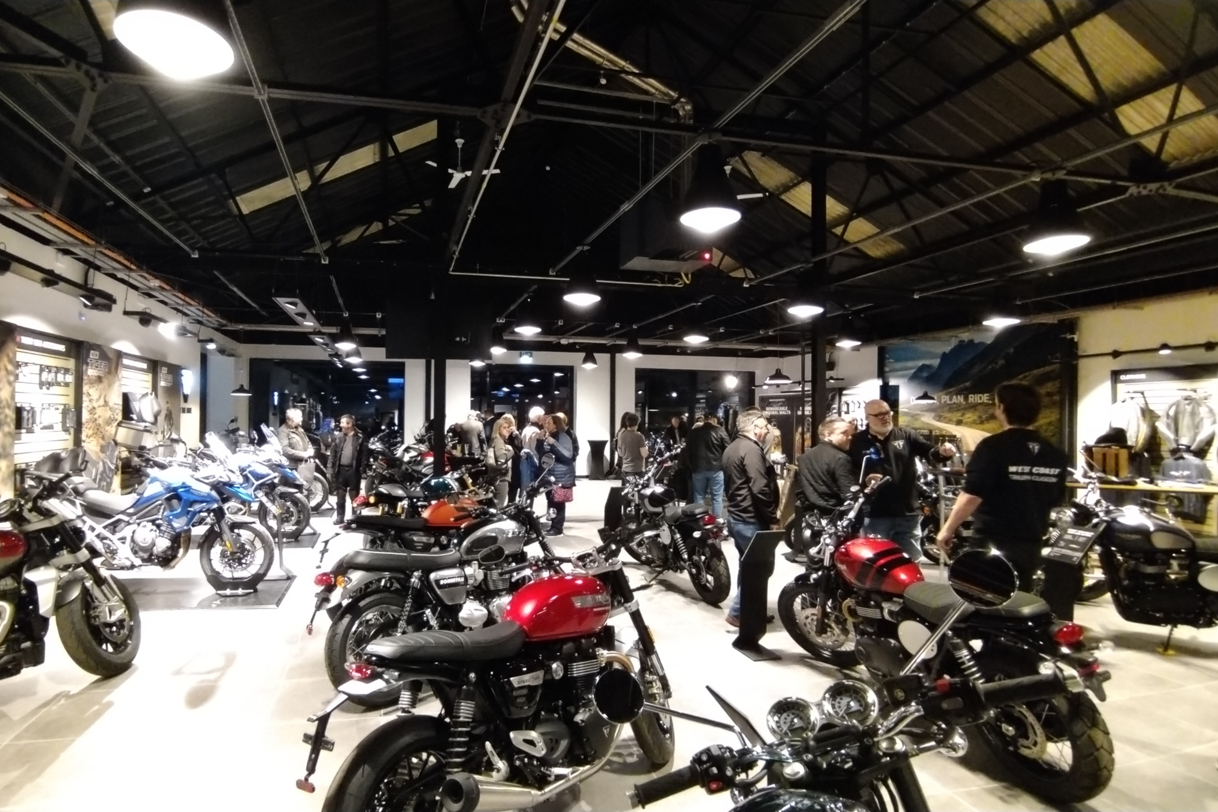 West Coast Triumph Glasgow now open for adventure riders & more