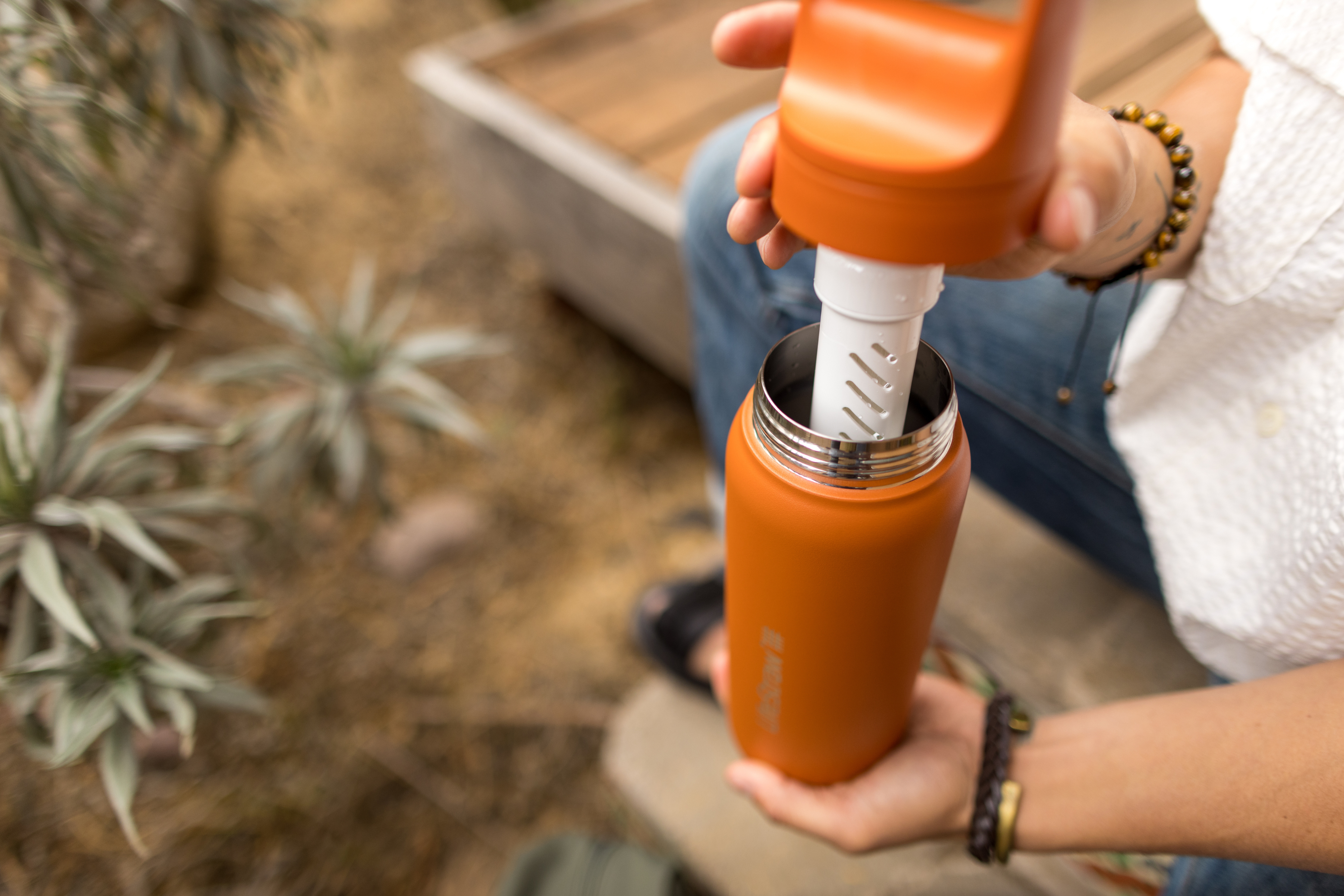 LifeStraw Go Series - Stainless Steel Water Bottle with Filter