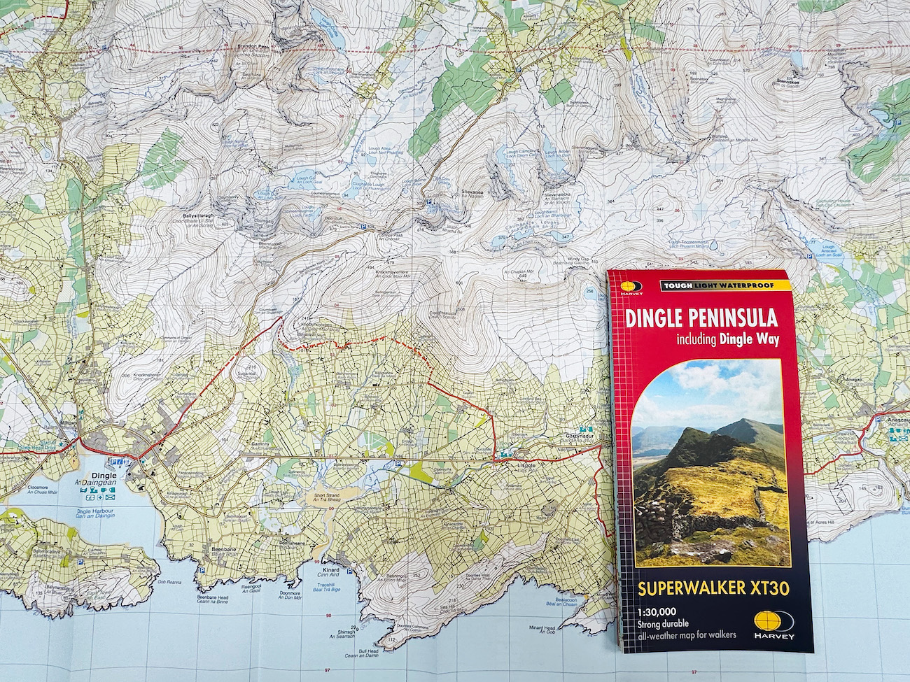 HARVEY Maps has made a map for the Dingle Peninsula in Ireland
